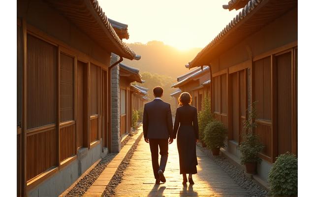 북촌 한옥 마을의 고즈넉한 풍경