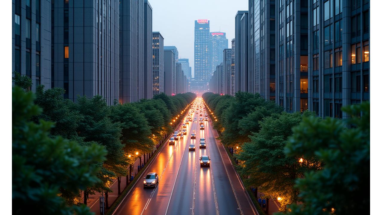 도산대로 위치 지도 하이라이트