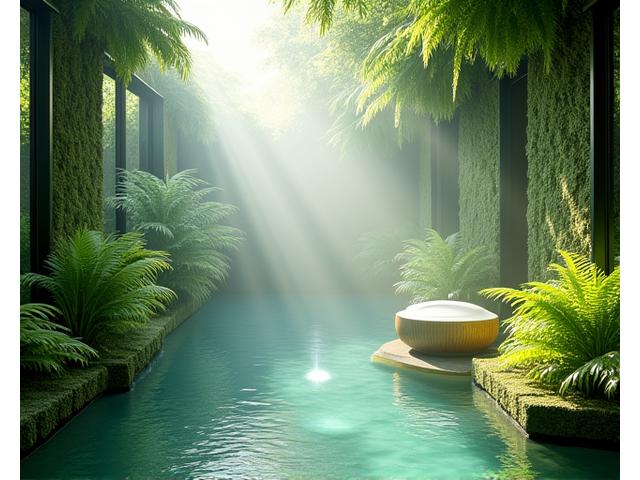 숲속에서 피톤치드 산림욕을 즐기는 모습